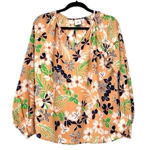NWT Cabi Island Mod Floral Blouse Style 6296 Small